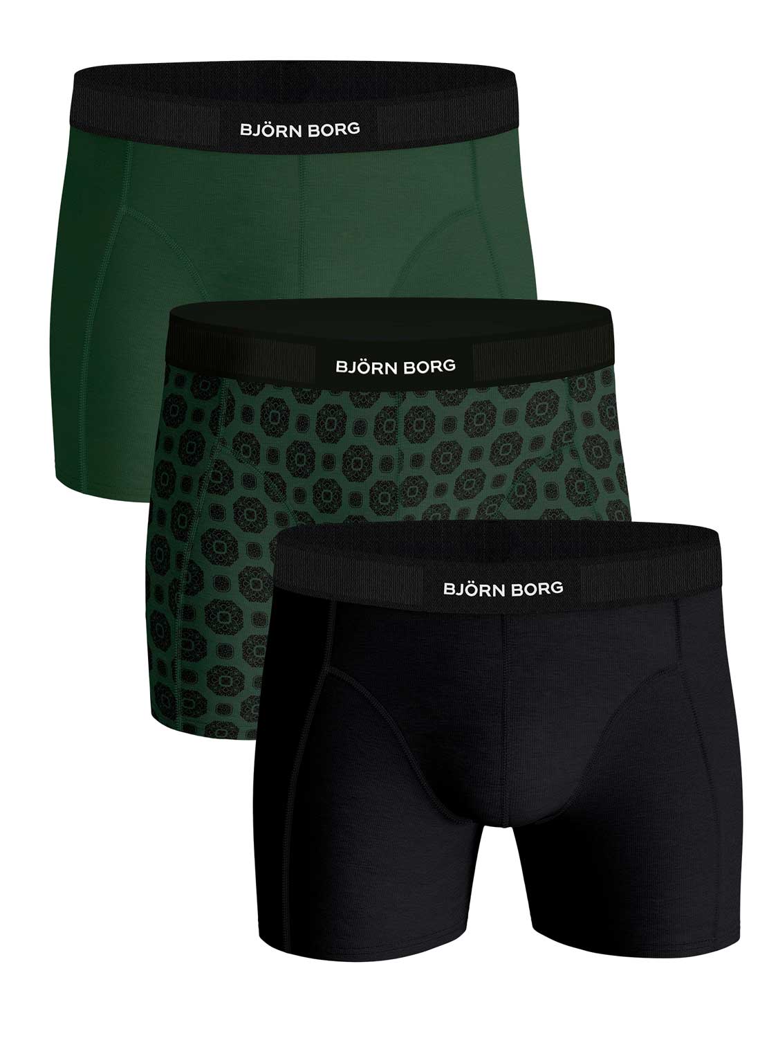 Buy Björn Borg Core Mini Shorts 3 Pack Women Black online