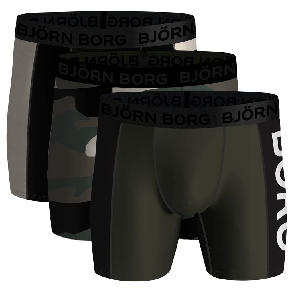 Björn Borg Core Boxer 2-pack ( Black / Camo ) – Trunks and Boxers