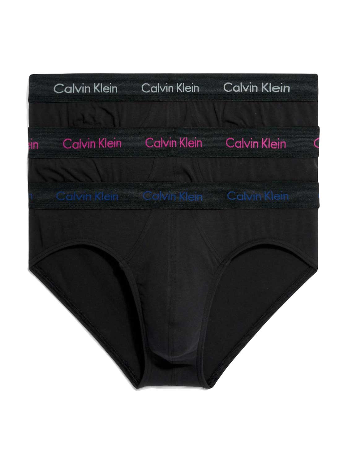 Buy Calvin Klein Underwear Men Black Elasticized Waistband Brand Print Hip  Briefs 